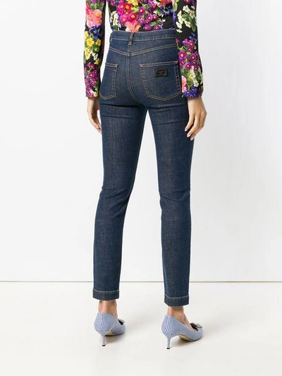 Shop Dolce & Gabbana Skinny Jeans - Blue