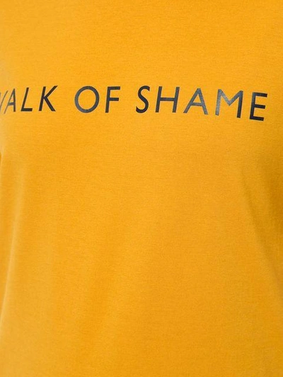 Shop Walk Of Shame Wos Logo T-shirt - Brown