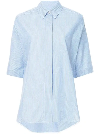 Shop Walk Of Shame Double Sleeved Shirt In Blue