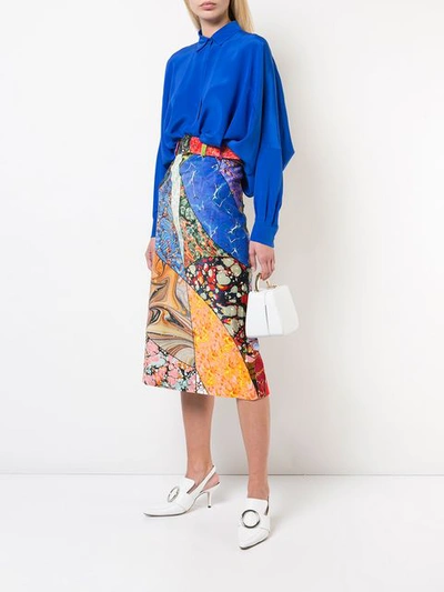 Shop Rosie Assoulin Patterned Midi Skirt