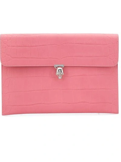 skull closure envelope clutch