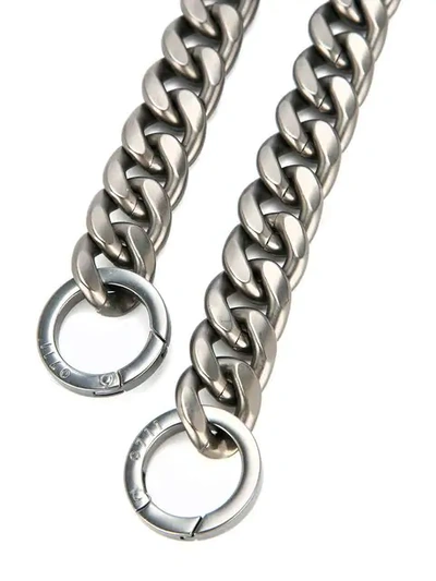 Shop 0711 Chain Shoulder Strap In Metallic