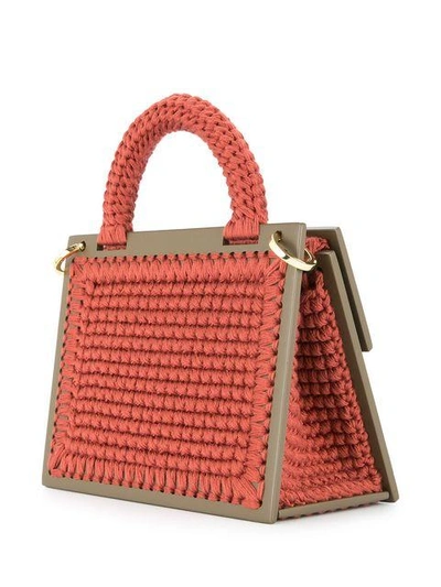 Shop 0711 Small Copacabana Tote Bag - Red