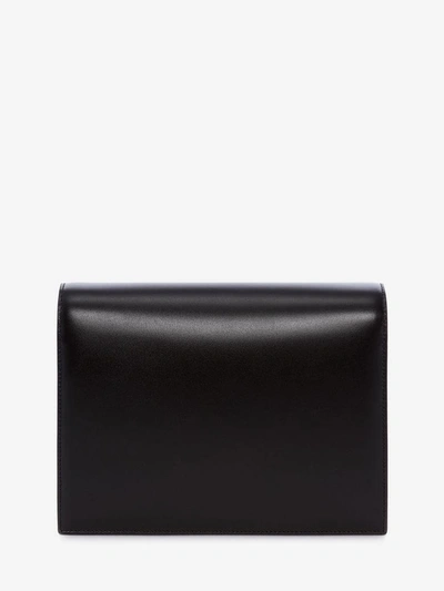 Shop Alexander Mcqueen Pin Bag In Black/white