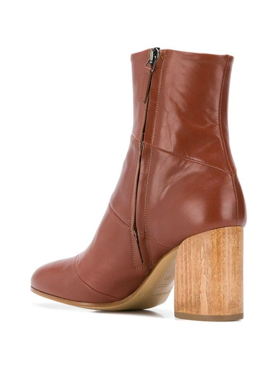 Shop Christian Wijnants Abbas Ankle Boots - Brown