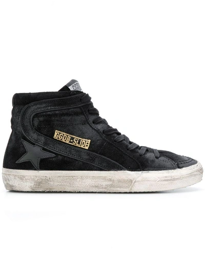 Shop Golden Goose Deluxe Brand Slide Sneakers - Black