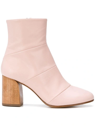 Shop Christian Wijnants Abbas Ankle Boots - Pink