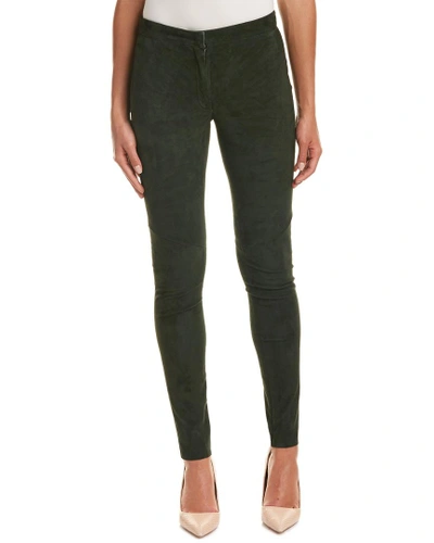 Shop Escada Suede Pant In Nocolor