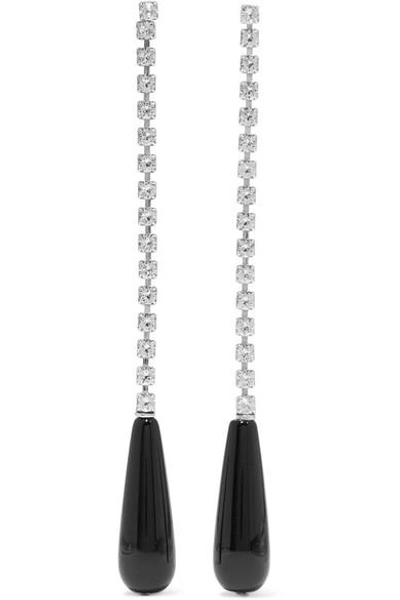 Shop Sophie Buhai Silver, Swarovski Crystal And Onyx Earrings