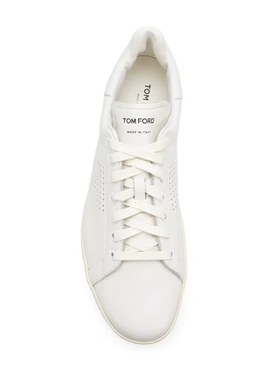 Shop Tom Ford Lace-up Sneakers - White