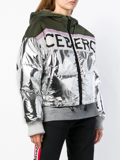 Shop Iceberg Metallic Puffer Jacket