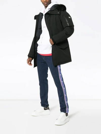 Givenchy Logo Band Slim-fit Jeans In Blue