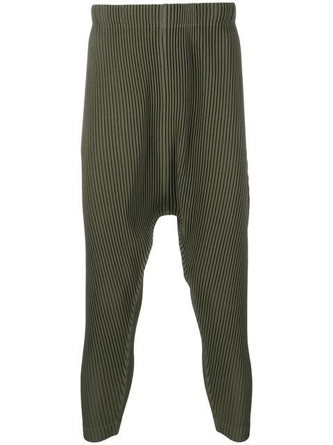 Pleats Please Issey Miyake Homme Plisse Issey Miyake Hose Mit Taschen Grun In Green Modesens