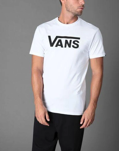 Vans Classic Logo T-shirt In White In White