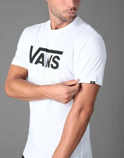 Vans Classic Logo T-shirt In White In White
