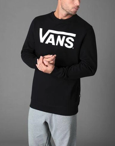 Shop Vans Sweatshirt In Black