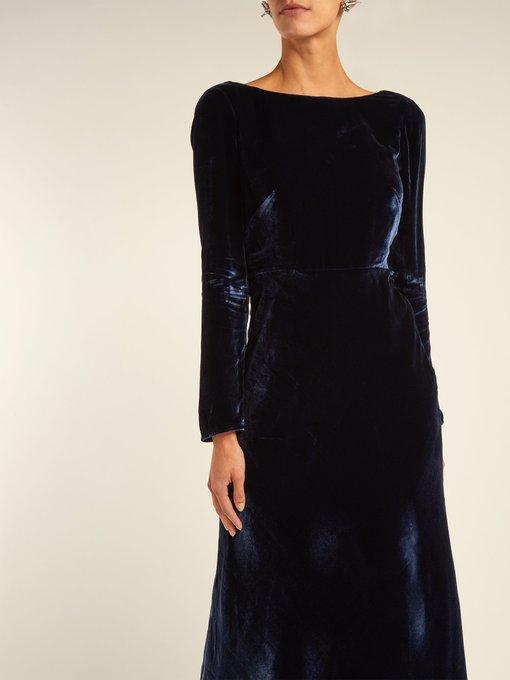 saloni tina velvet dress