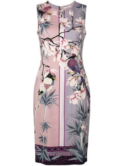 floral-print dress