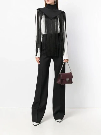 Givenchy Fringe Embellished Top In White