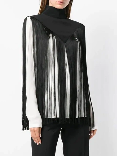 Shop Givenchy Fringe Embellished Top In White