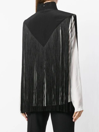 Shop Givenchy Fringe Embellished Top In White