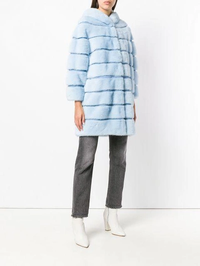 Shop Simonetta Ravizza Mertilla Coat - Blue