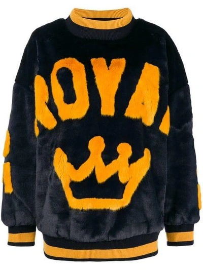 Shop Dolce & Gabbana Royal Sweatshirt In Blue