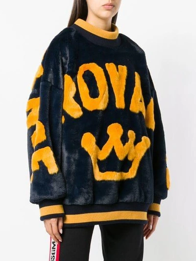 Shop Dolce & Gabbana Royal Sweatshirt In Blue