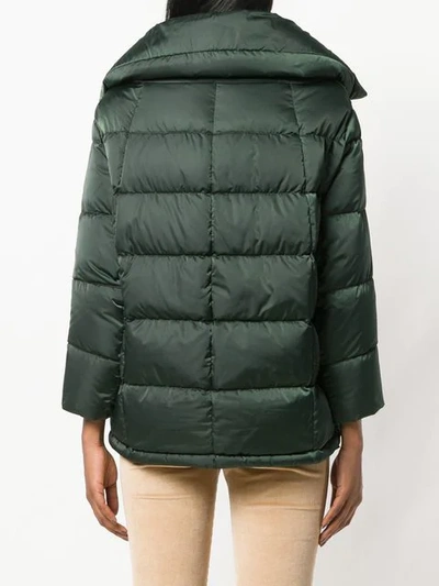 Shop Herno Shell Puffer Jacket In Green