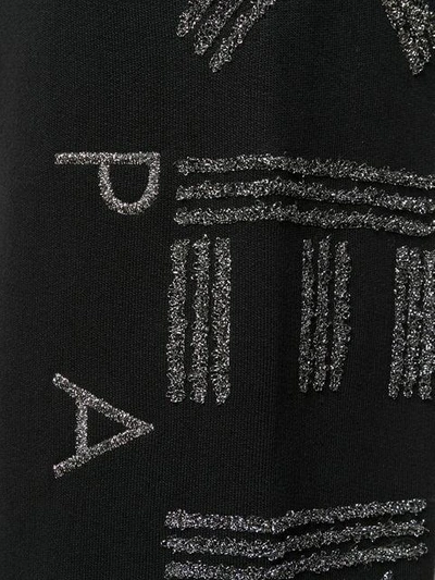 Shop Kenzo Logo Sweatpants In Black