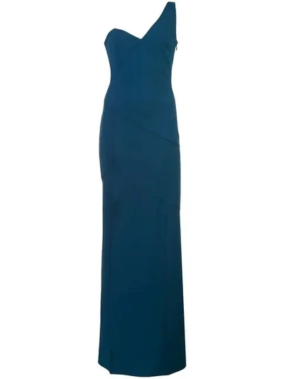 Shop Cinq À Sept Giovanna Gown In Blue