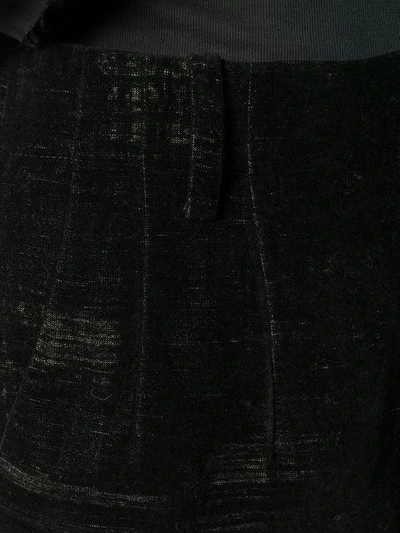 Shop Uma Wang High-rise Wide-leg Trousers In Black