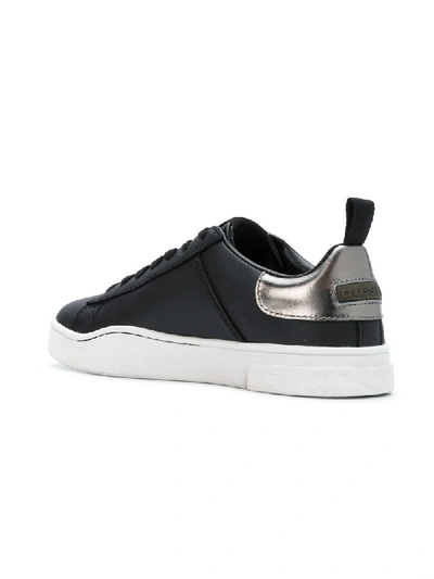 Shop Diesel Lace-up Sneakers - Black