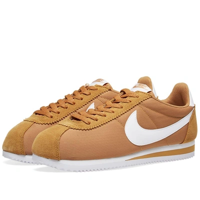 Shop Nike Classic Cortez Nylon In Brown