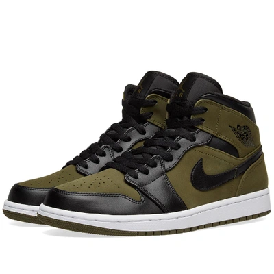 Shop Nike Air Jordan 1 Mid In Green