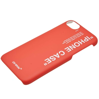 Shop Off-white Quote Iphone 8 Case In Red