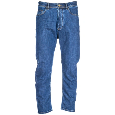 Shop Versace Jeans Men's Jeans Denim Cropped In Blue