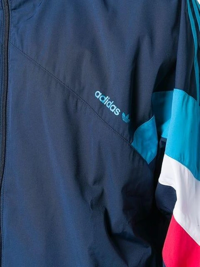 Shop Adidas Originals 'palmeston' Windbreaker In Blue