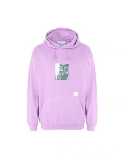 Shop Mki Miyuki Zoku Hooded Sweatshirt In Lilac