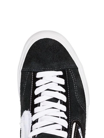 Shop Vans Black And White Vault Ua Suede Sneakers