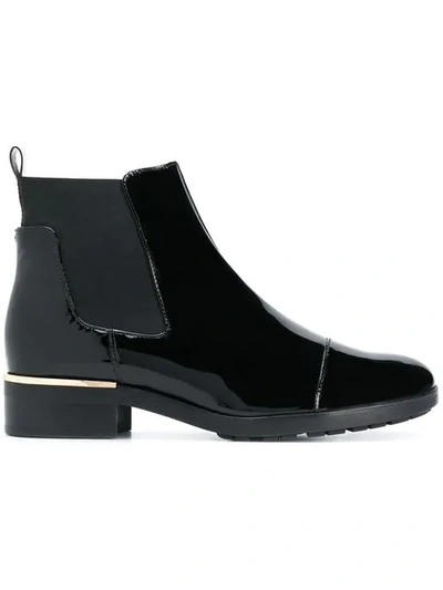Shop Hogl Panelled Chelsea Boots - Black