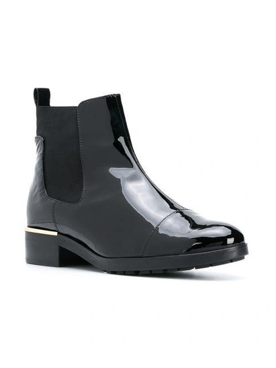 Shop Hogl Panelled Chelsea Boots - Black