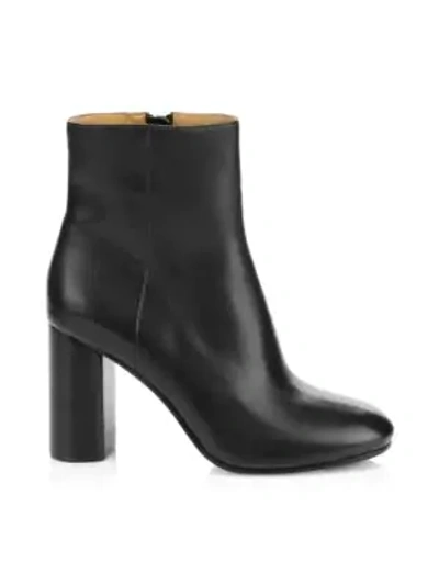 Shop Joie Lara Leather Ankle Boots In Black