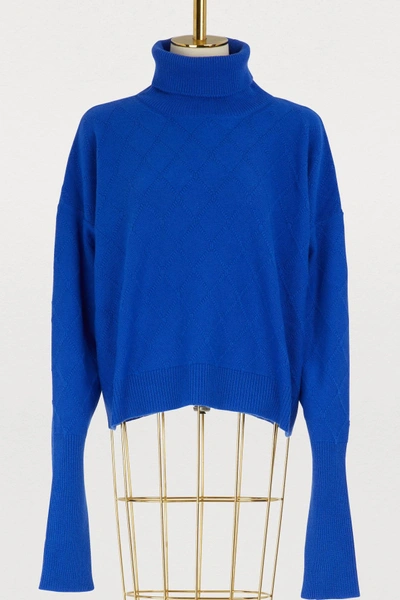 Shop Maison Margiela Cashmere Sweater In Bluette
