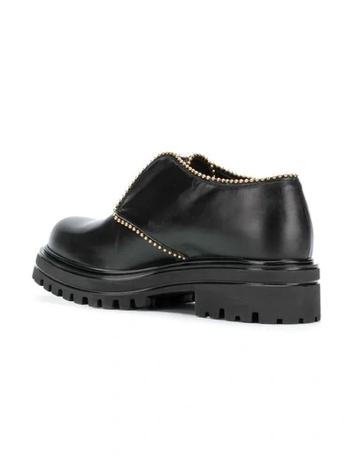 Shop Albano Chunky Sole Brogues In Black