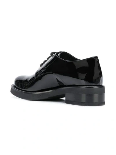 Shop Albano Chunky Sole Brogues In Black