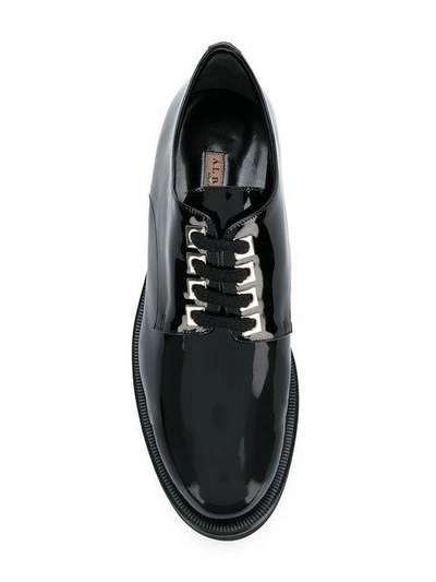 Shop Albano Chunky Sole Brogues In Black