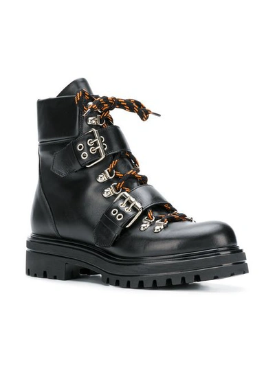 Shop Albano Lace-up Boots - Black