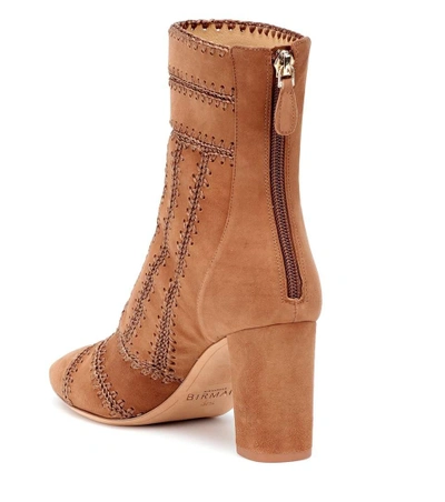 Shop Alexandre Birman Beatrice Suede Ankle Boots In Brown