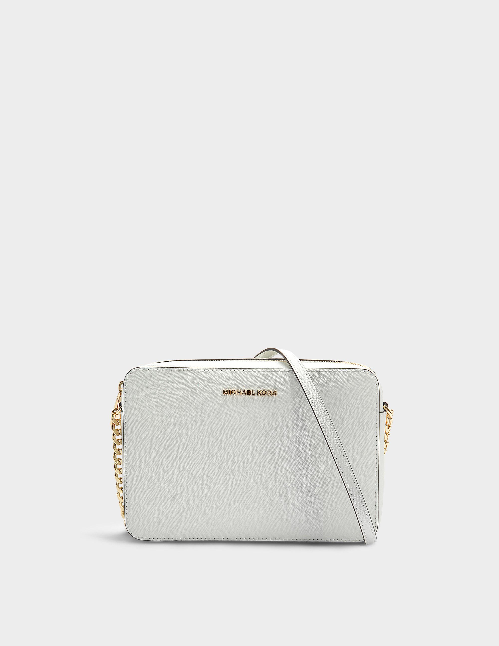 michael kors jet set crossbody white